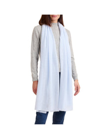 Amicale Cashmere | Women | Wrap | Light Blue