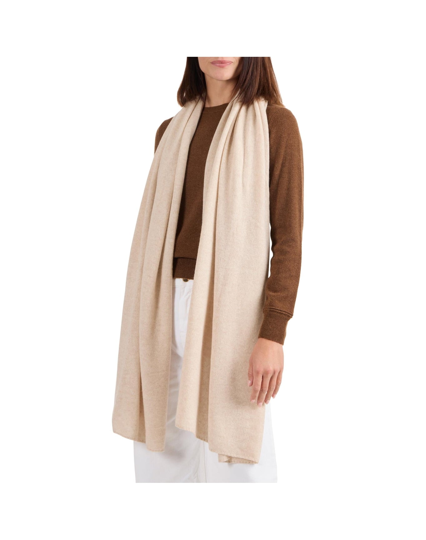 Amicale Cashmere | Women | Wrap | Oat