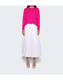 Amina Muaddi | Women | Camelia Pump 90 | White