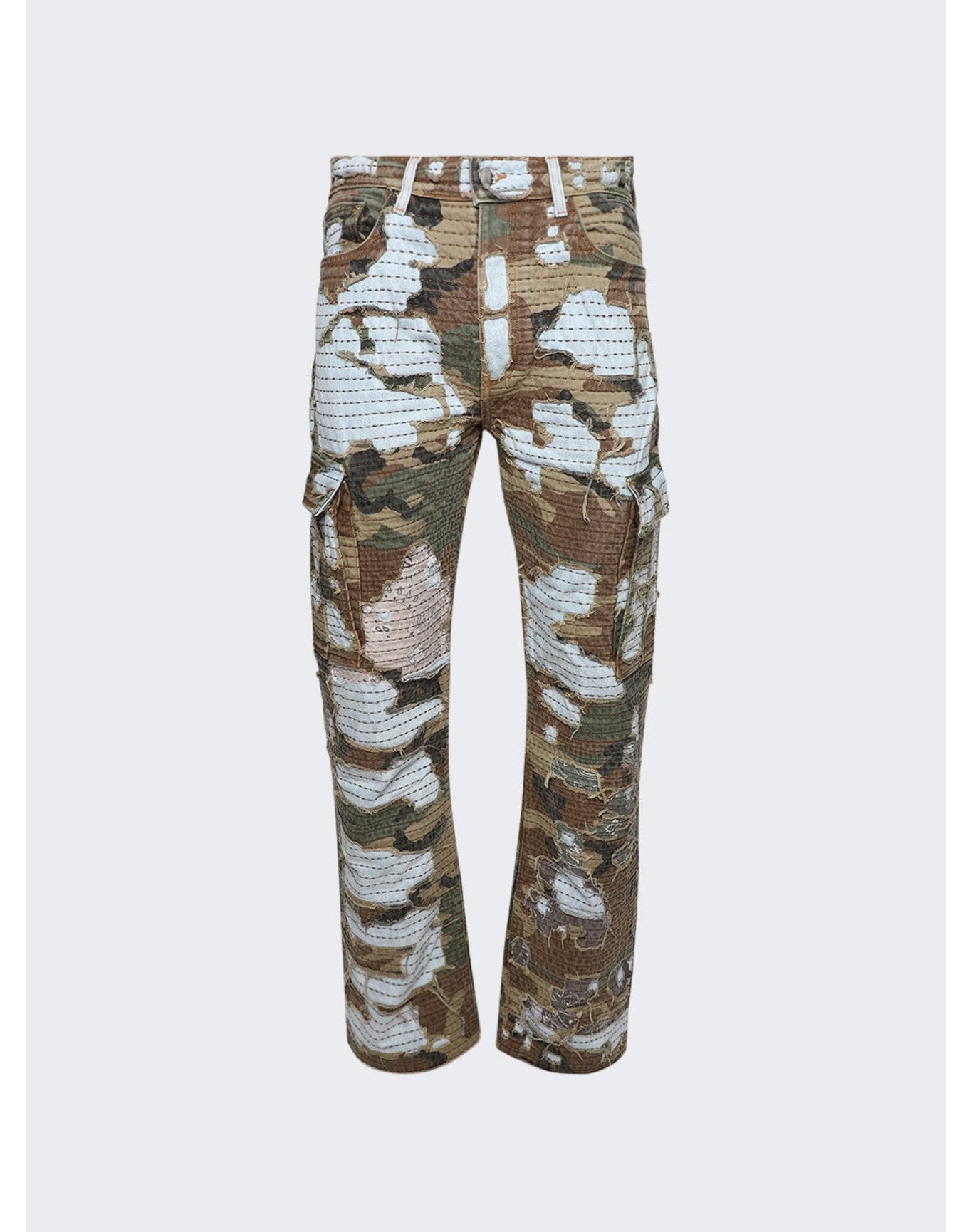 Amiri | Men | Boro Repair Straight Jean | Indigo