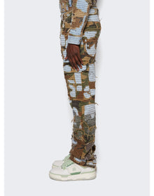 Amiri | Men | Boro Repair Straight Jean | Indigo