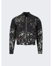 Amiri | Men | Paint Splatter Blouson | Black
