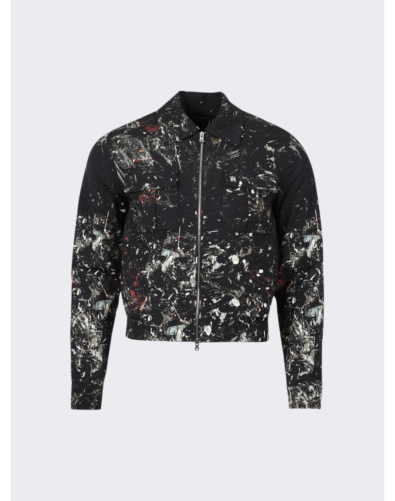 Amiri | Men | Paint Splatter Blouson | Black