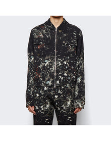 Amiri | Men | Paint Splatter Blouson | Black