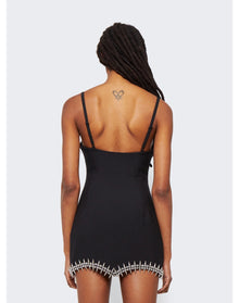 Area | Women | Crystal Spike Mini Dress | Black