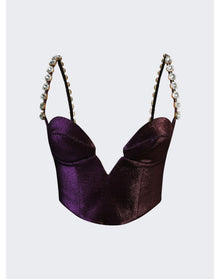 Area | Women | Mussel Cup Bustier | Purple
