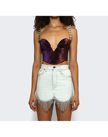 Area | Women | Mussel Cup Bustier | Purple