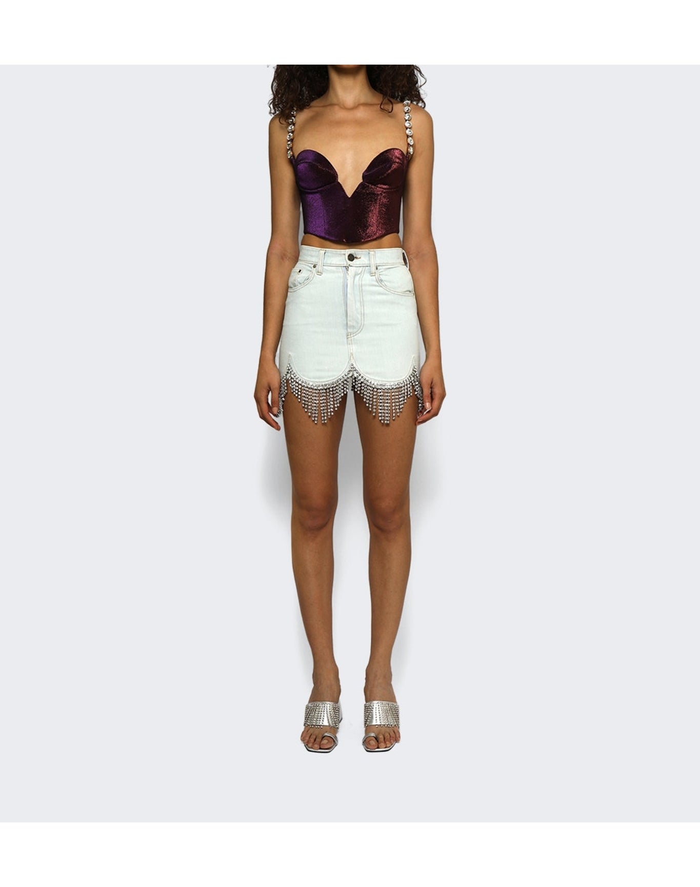 Area | Women | Mussel Cup Bustier | Purple