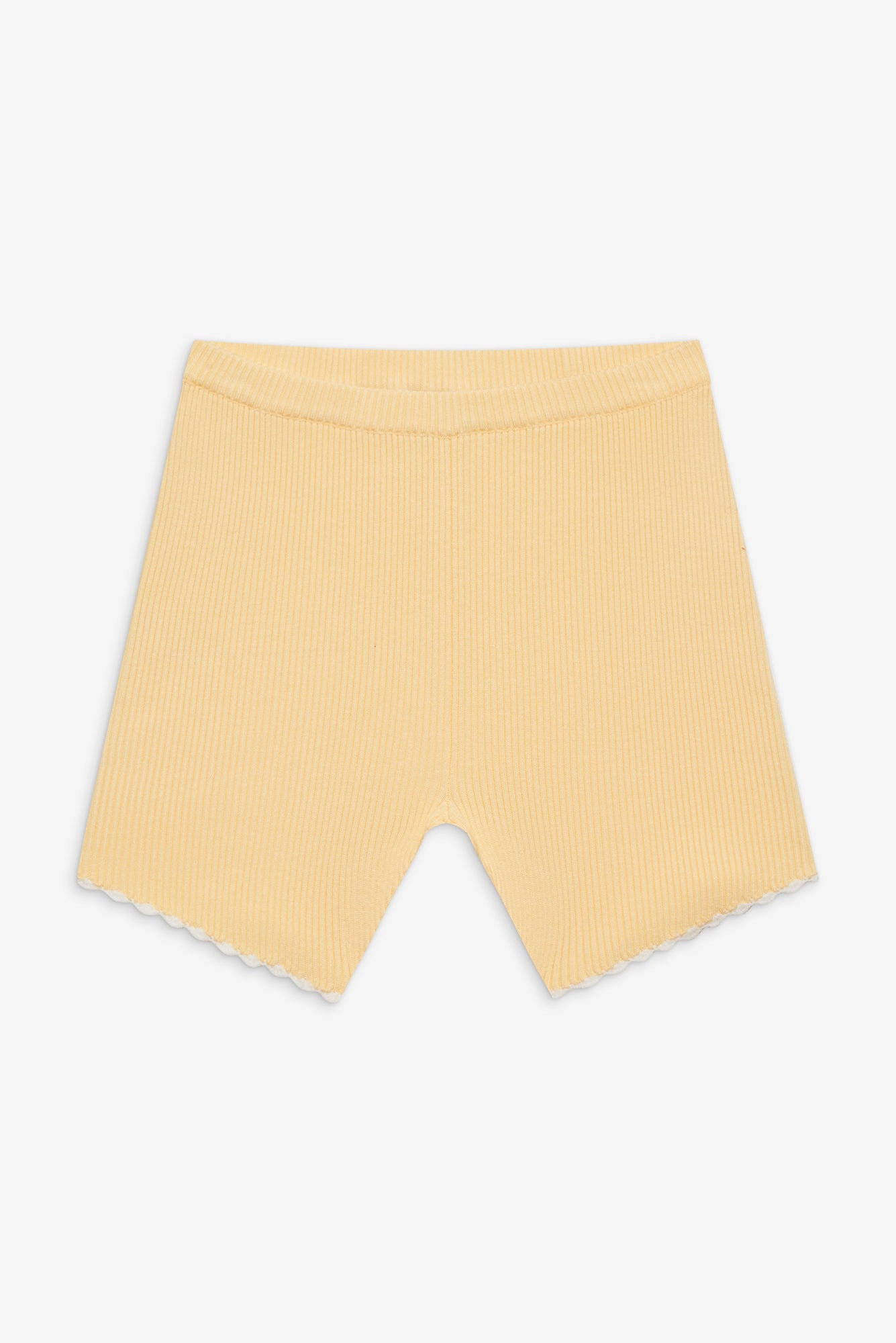 Ariel ribbed knit shorts vanilla sugar