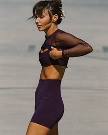 En Pointe Short | Plum