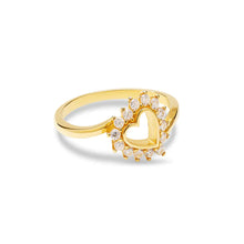 The Marie Heart Ring | 18KT Gold Vermeil