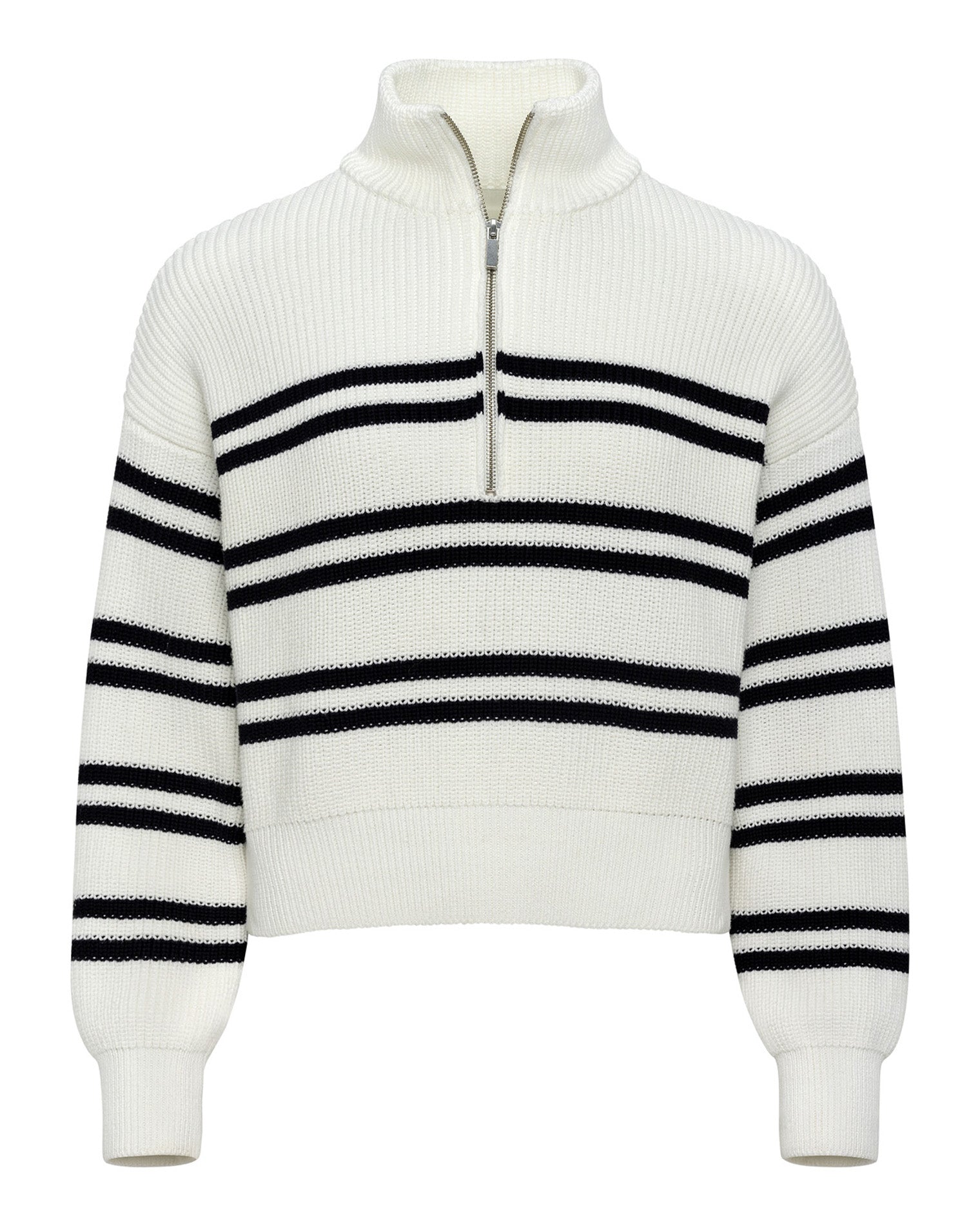 Off-model image of the Ultra Stripe Sweater on a white background.