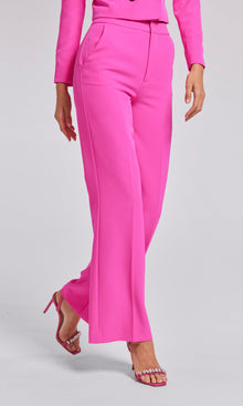 Ashton Crepe Pants | Magenta