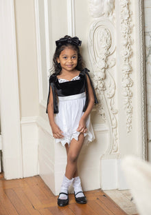 Audrey Black Velvet Headband