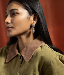Avena Drop Earrings | Blue
