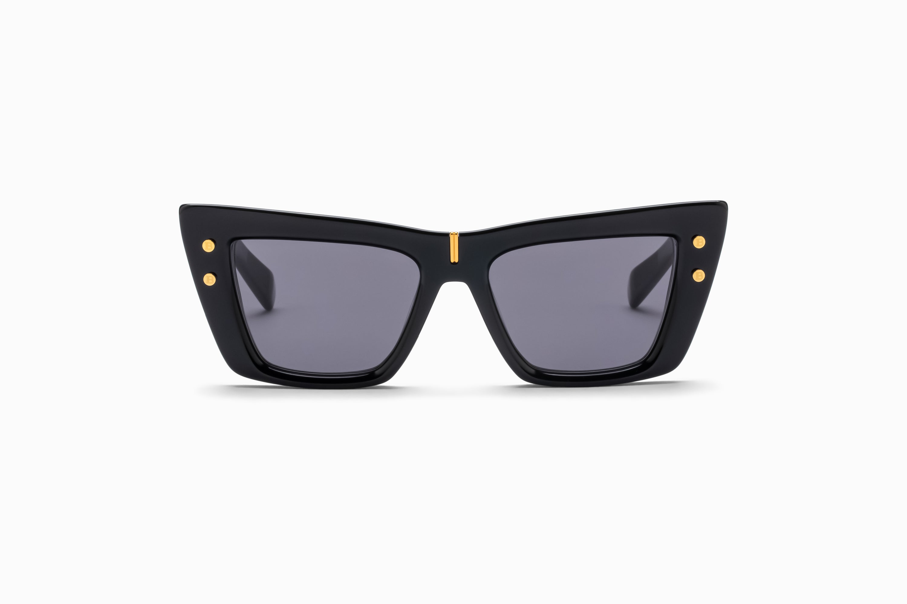 Womens | B - Eye Sunglass | Black - Gold | Dark Grey
