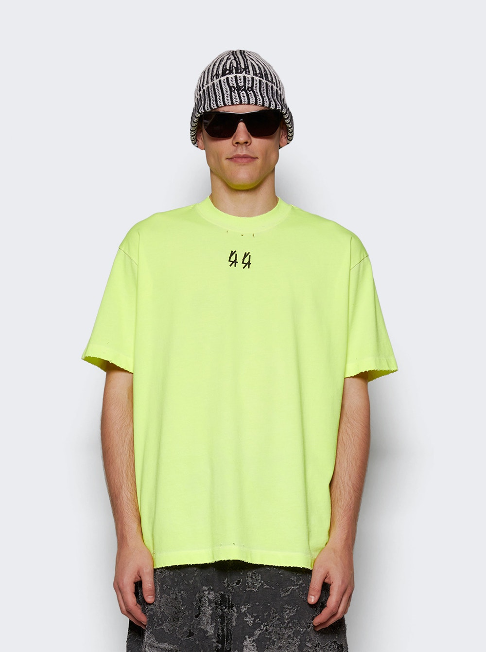 Men | 44 LABEL GROUP | Hi-vis Doping Tee | Yellow
