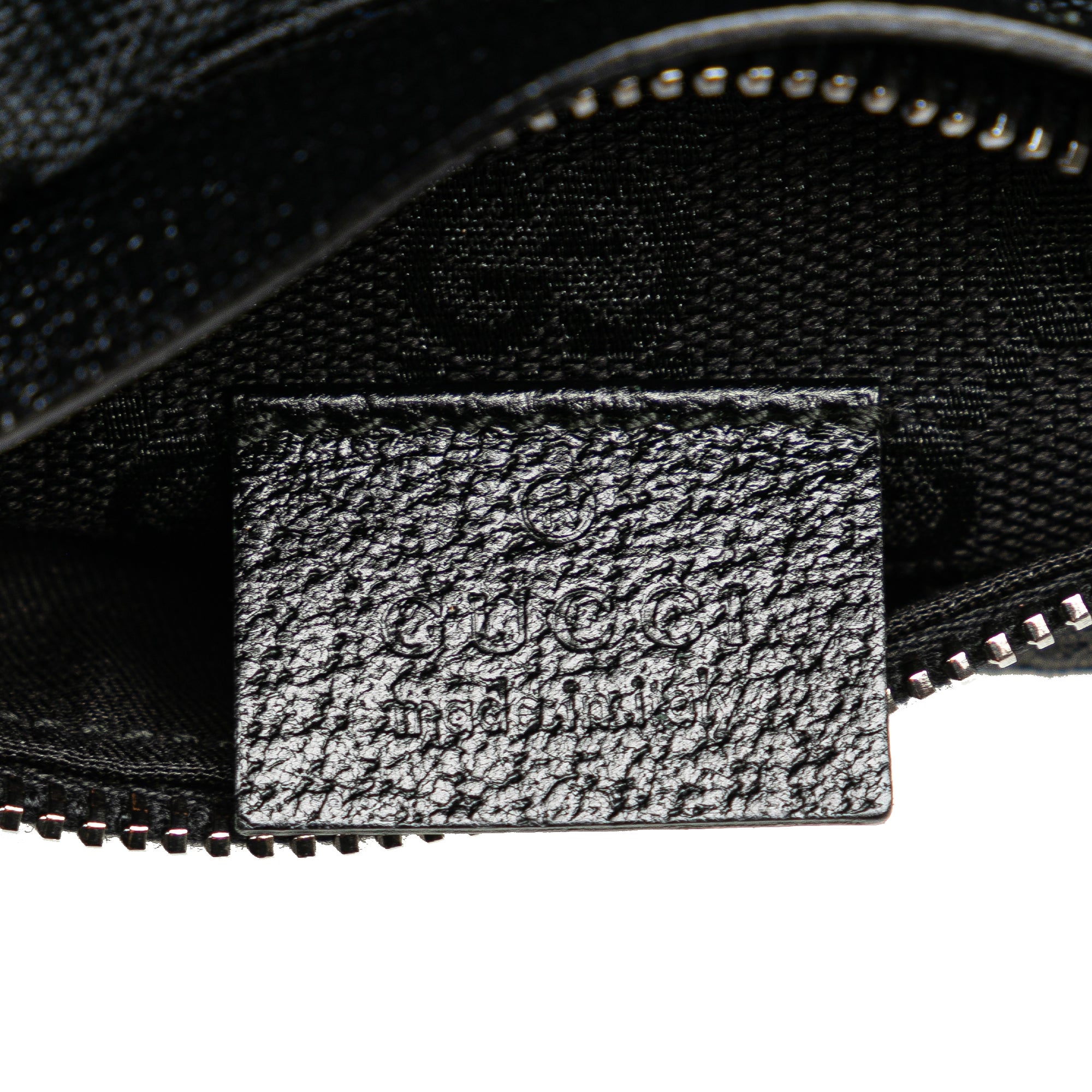 Gucci | Pre-Owned GG Canvas Double Pocket Belt Bag | Black