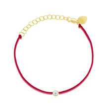 Dainty Diamond Bezel Parachute Bracelet 14Kt Yellow Gold | Yellow Gold