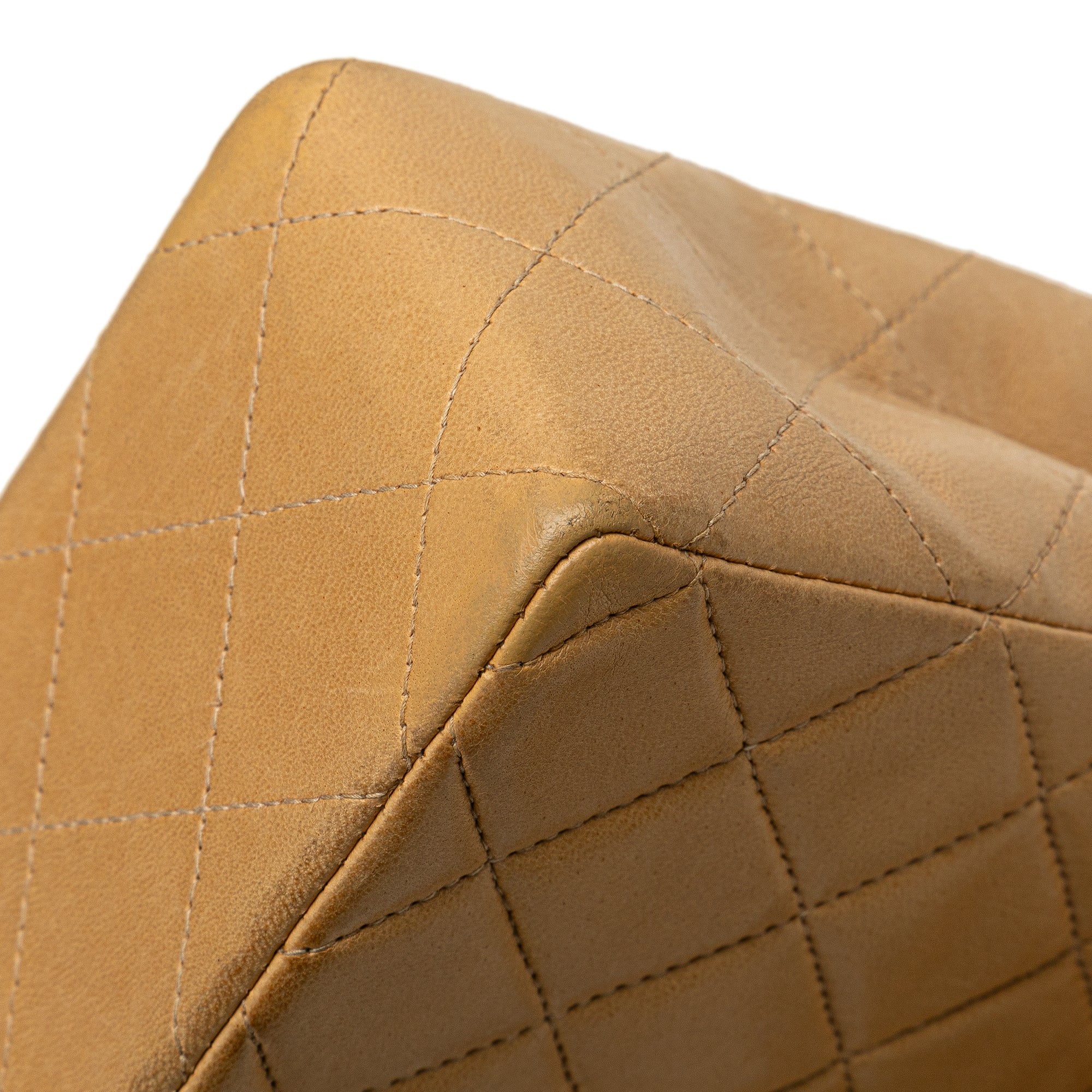 Chanel | Pre-Owned Mini Square Classic Lambskin Single Flap | Brown/Light Brown