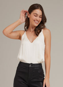 V-Neck Cami | Ivory White