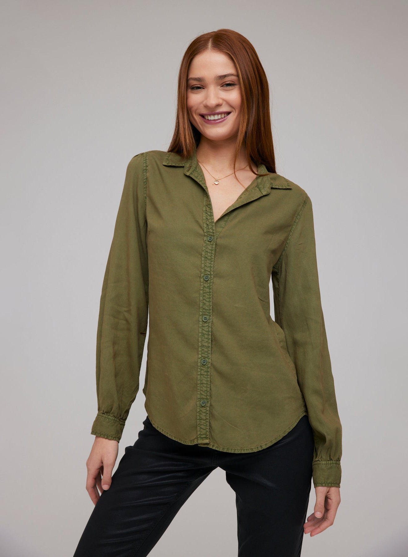 Fitted Button Down | Sycamore Green