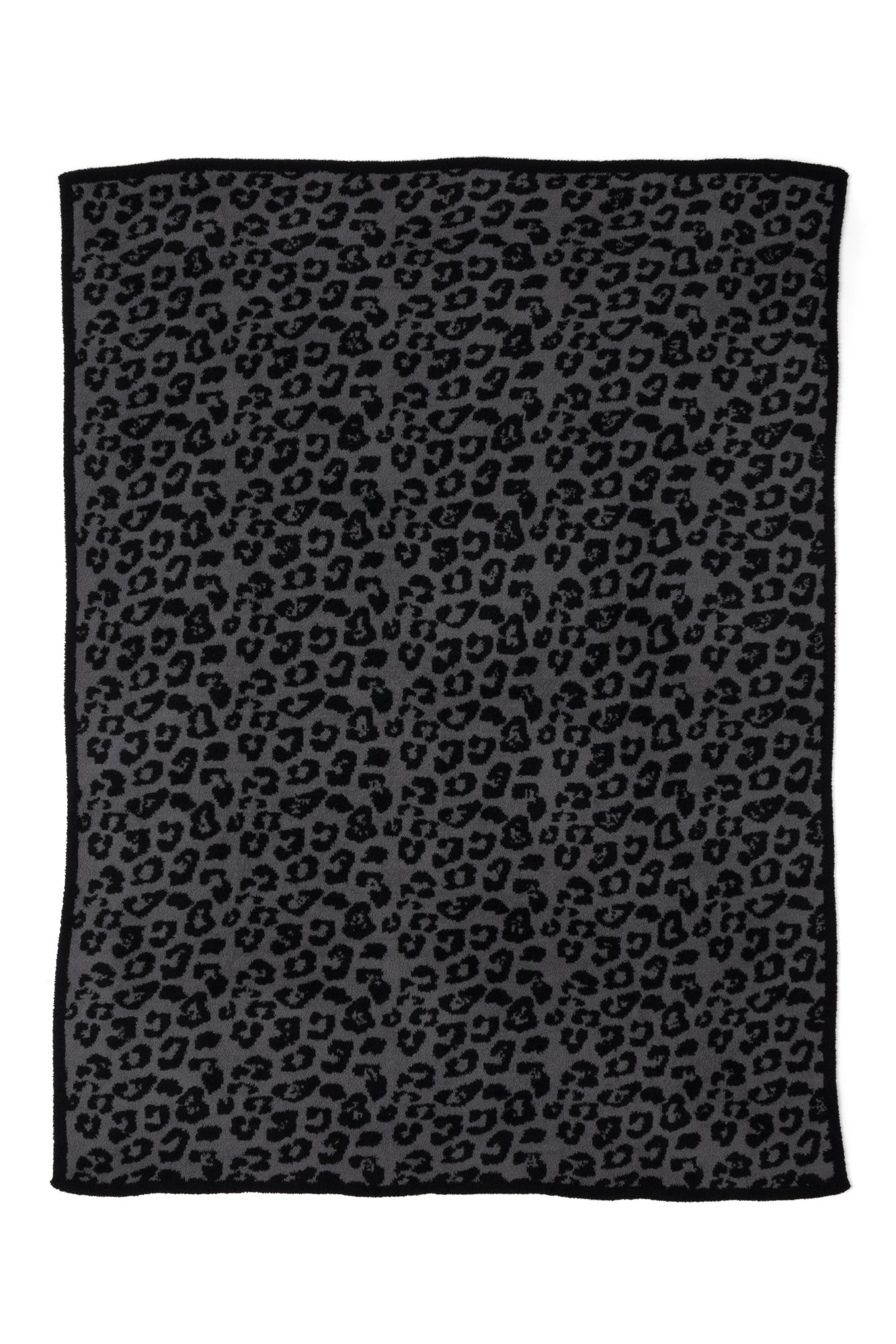 CozyChic Barefoot in the Wild Adult Throw - Leopard | Charcoal/Black
