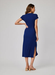 Tee Shirt Midi Dress | Navy Coast