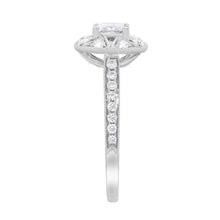 0.90 CT Princess/Round Natural Diamond | Engagement Ring | 18K White Gold | I Color | I1 Clarity