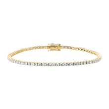 14K Gold / 3CT Lab Grown Diamond Four Prong Tennis Bracelet 14K - Adina's Jewels