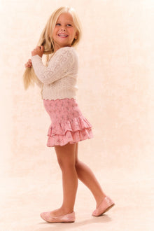 Girls Barlene Cardigan | Ivory