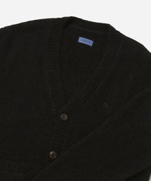 Black | Michael Shaggy Wool Cardigan