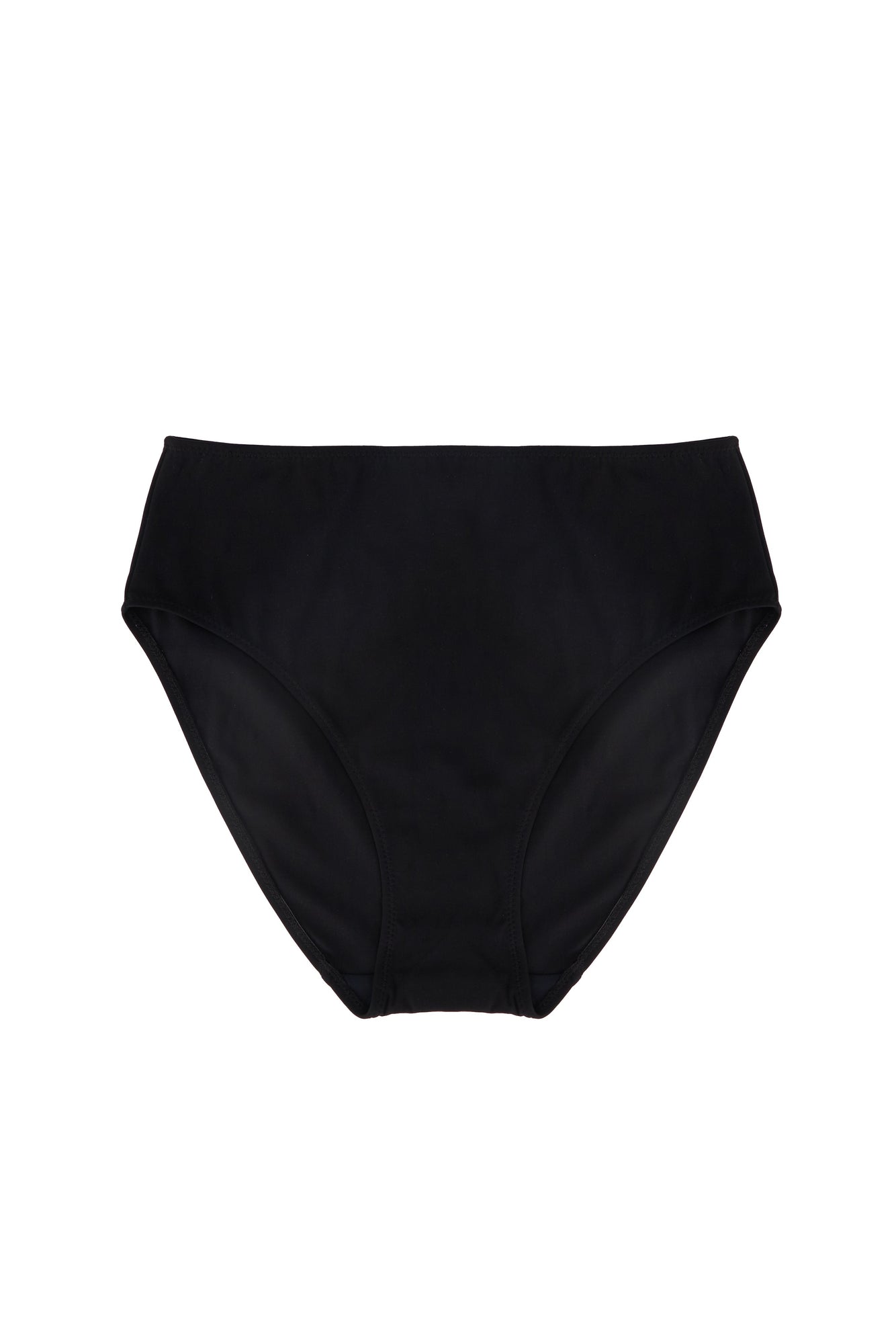 Mare High Waist Bikini Bottom | Black