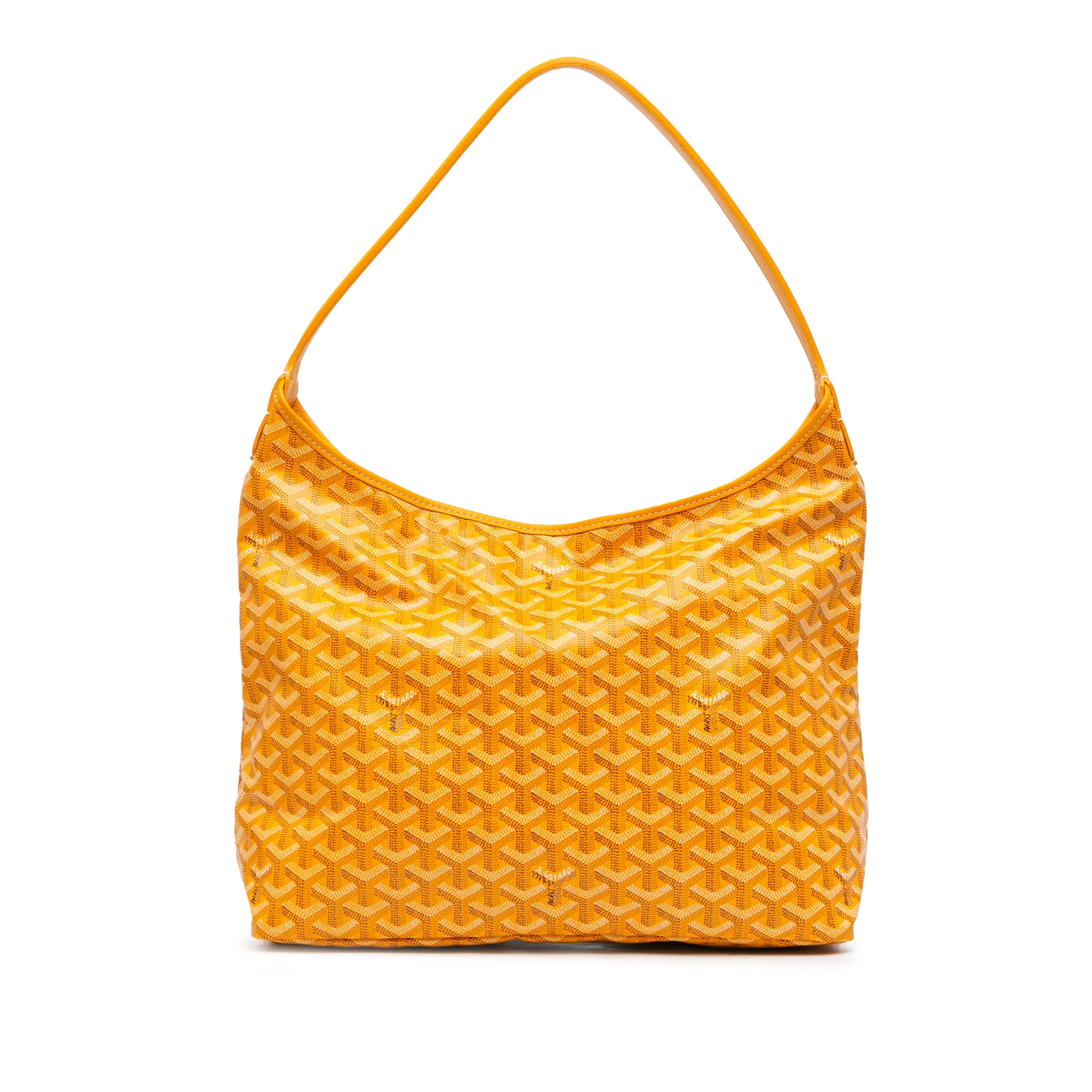 Goyard | Pre-Owned Goyardine Boheme Hobo - I | Yellow