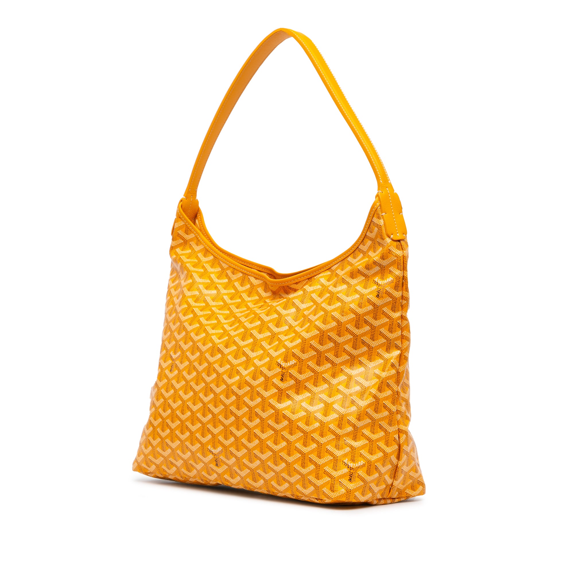 Goyard | Pre-Owned Goyardine Boheme Hobo - I | Yellow