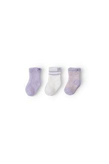 Baby | CozyChic Lite Infant Sock Set - 3 Pack | Lilac Multi