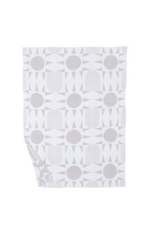 CozyChic Sun Mosaic Blanket | Sea Salt/Fog Gray