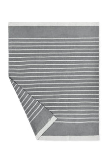 Cozychic Horizontal Stripe Blanket | Moonbeam/Pearl