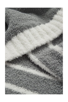 Cozychic Horizontal Stripe Blanket | Moonbeam/Pearl
