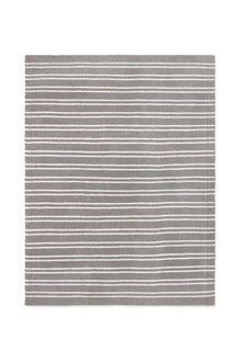 CozyChic Doubled Stripe Blanket | Beach Rock/Cream