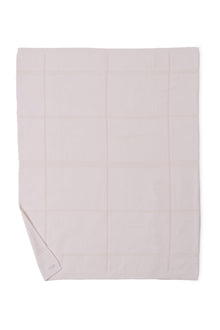CozyChic Cotton Tonal Plaid Throw | Cream