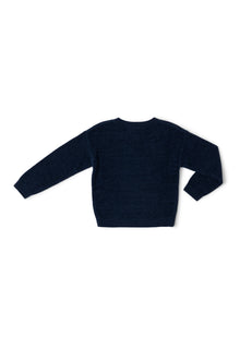 Toddler | CozyChic Ultra Lite Stitched Heart Pullover | Marine/Scarlet