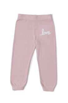 Toddler | CozyChic Ultra Lite Love Stitch Jogger | Pink Peonie/Pearl