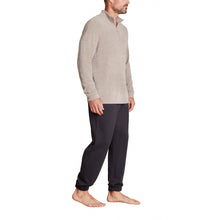 Cozychic Ultra Lite Men's Half Zip Mock Pullover | Nickel