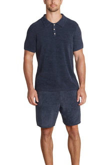 Mens | CozyChic Ultra Lite Short Sleeve Polo | Indigo