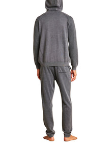 Mens | Sunbleach Zip Up Hoodie | Faded Black