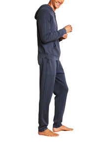 Mens | Sunbleach Zip Up Hoodie | Indigo