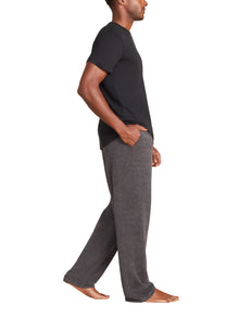 Mens | Malibu Collection Washed Jersey Short Sleeve Crew | Black