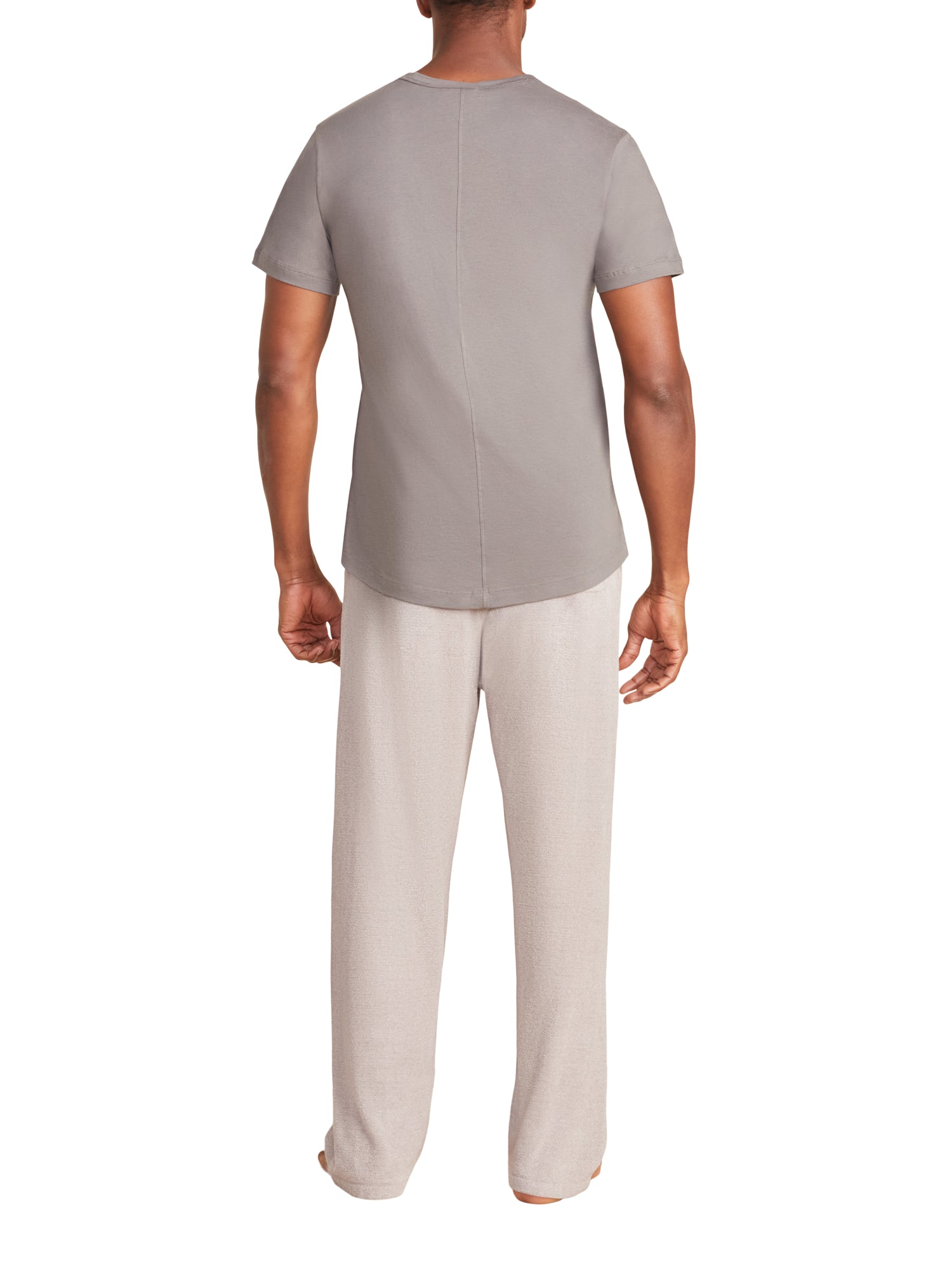 Mens | Malibu Collection Washed Jersey Short Sleeve Crew | Steel