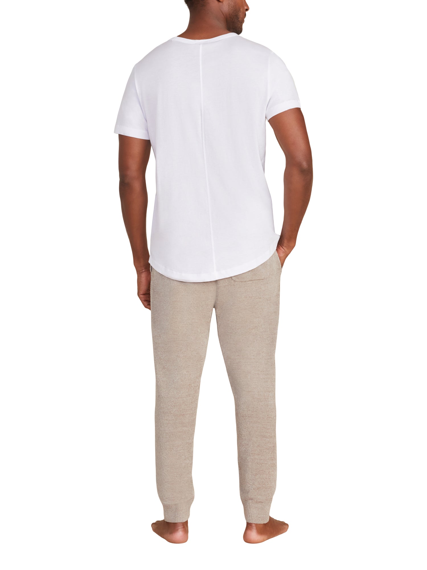 Mens | Malibu Collection Washed Jersey Short Sleeve Crew | White